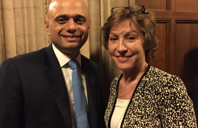 Rebecca Pow and Sajid Javid