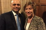 Rebecca Pow and Sajid Javid