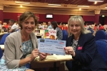 MP Rebecca Pow with General Manager of Mecca Bingo Taunton, Davina Warden