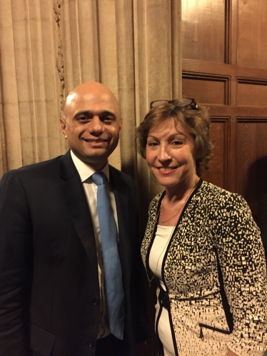 Rebecca Pow and Sajid Javid